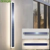 태양 Led 벽 조명 야외 100cm 방수 간단한 라인 빛 경치 좋은 안뜰 빌라 정원 조명 정원 베란다 1