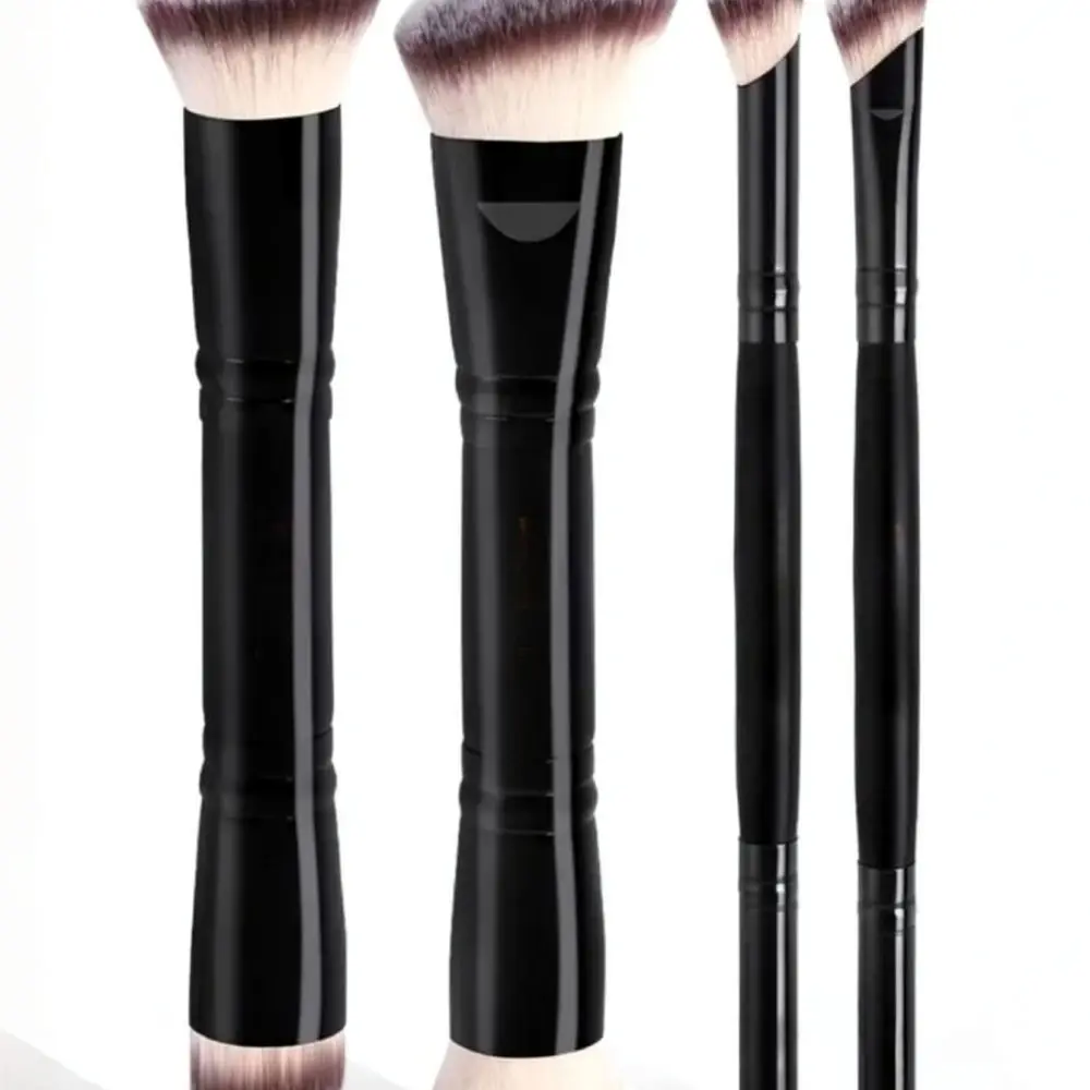 Professional Professional Dual Head Makeup Brush Set Soft Synthetic Foundation Concealer Powder Blush Cosmetic Applicators - Aliexpress Deal