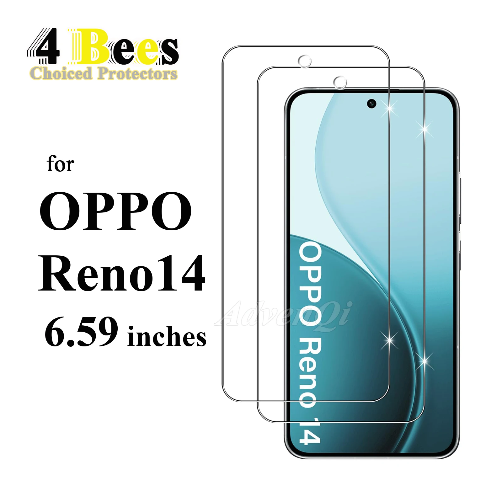 1-4 Pcs Tempered Glass For OPPO Reno14 Screen Protector Protective Mica Cryatal Anti Scratch Case Friendly