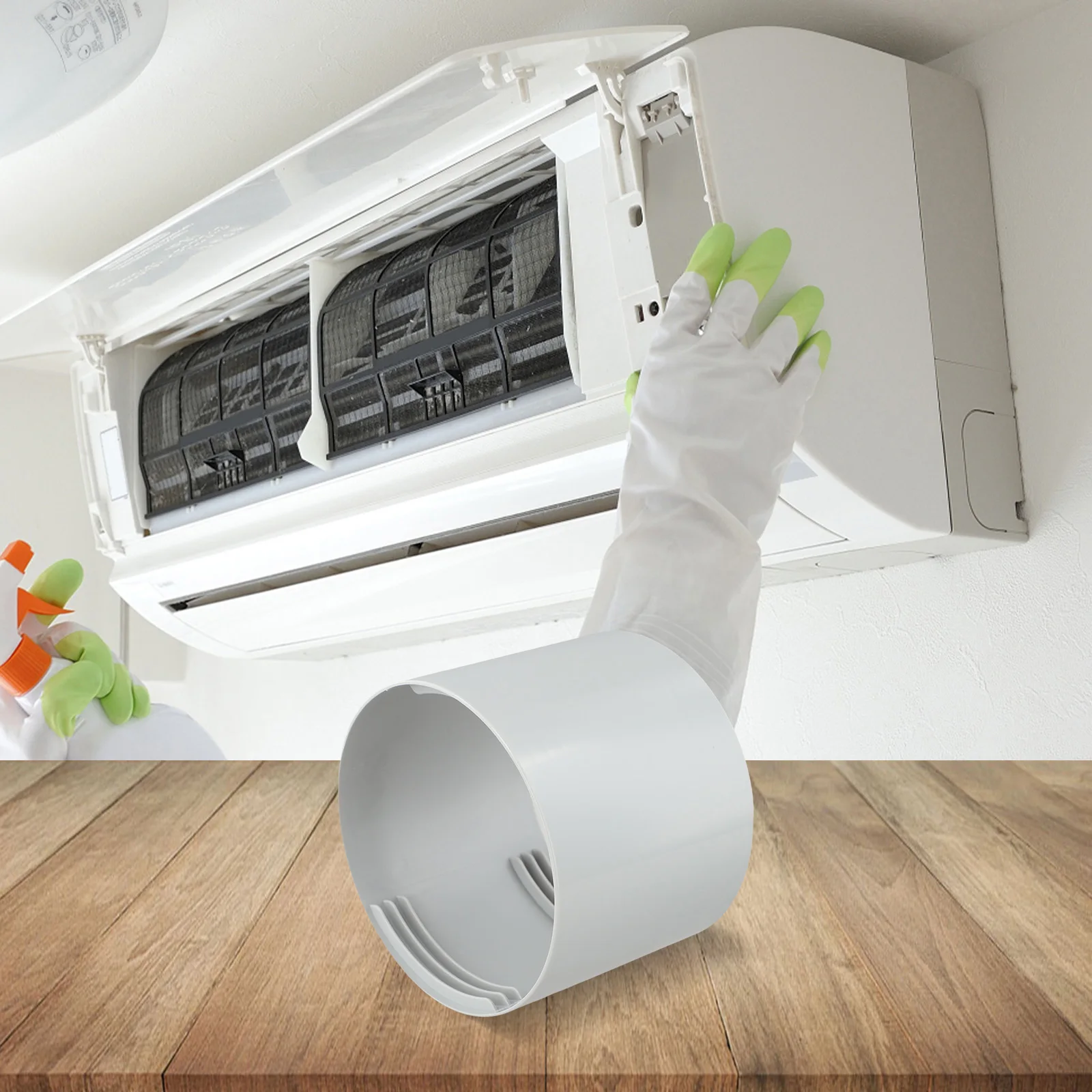 Hose Extender Air Conditioner Adapter Daily Use Performance Enhanced Airflow Design Improved Cooling Efficiency
