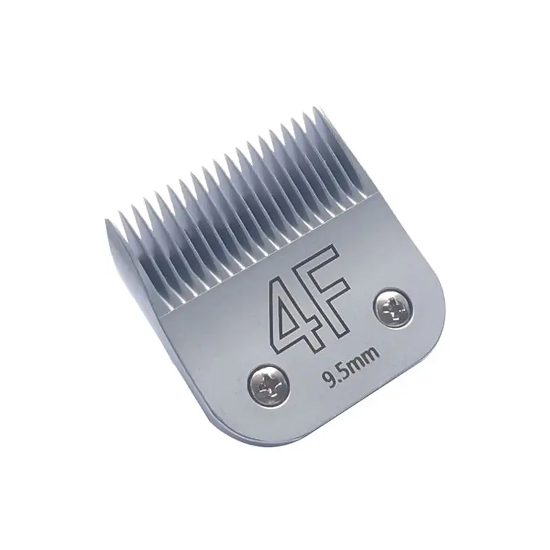 4F 9.5Mm Detachable Pet Dog Grooming Clipper Blade Replacement For Most Andis,Oster A5,Wahl KM10 Series Clipper