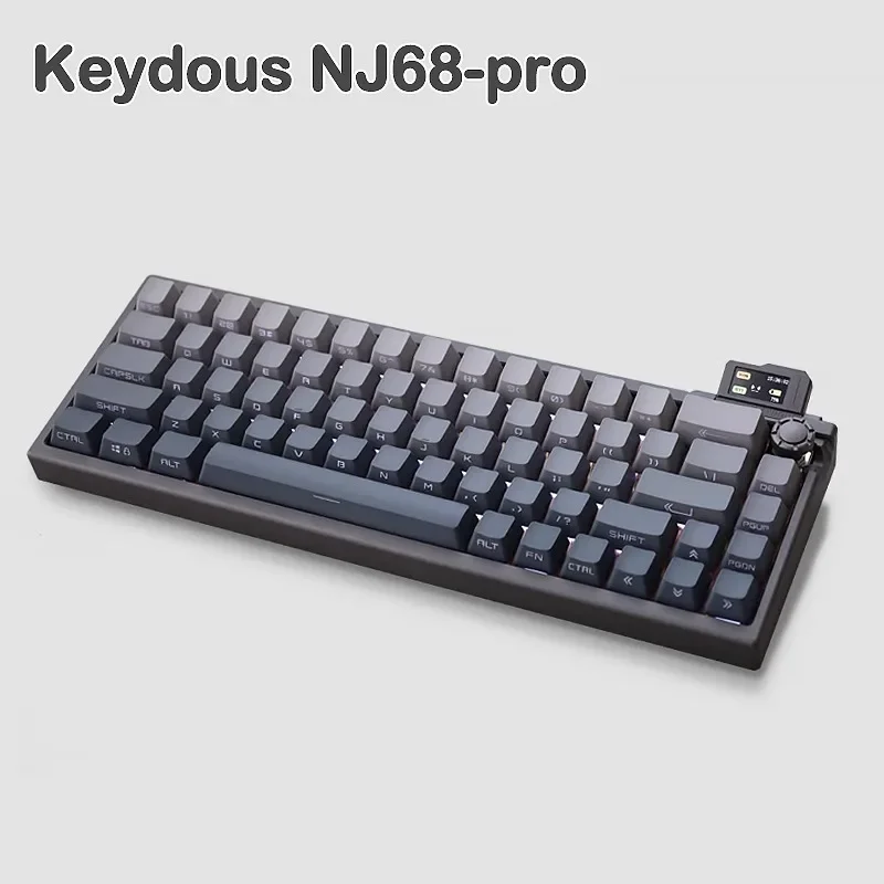 

Keydous NJ68Pro Bluetooth Tri-mode Wireless Metal Case Hot-swappable Mechanical Keyboard Gasket Esports Gaming Office Ergonomic