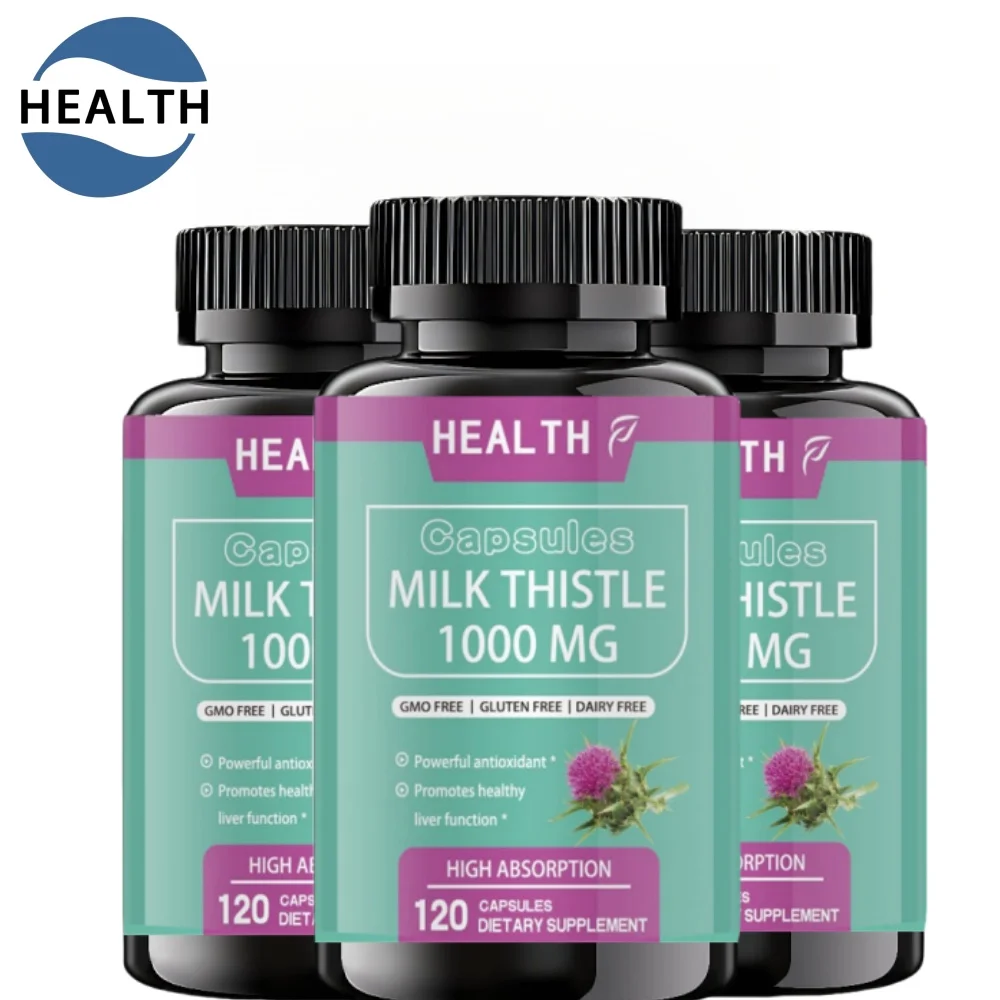 Organic Liver Capsules Tudca+Milk Thistle Liver Detox and Cleanse for Health Promotes Liver Toxinremoval Antioxidant&Detoxifier