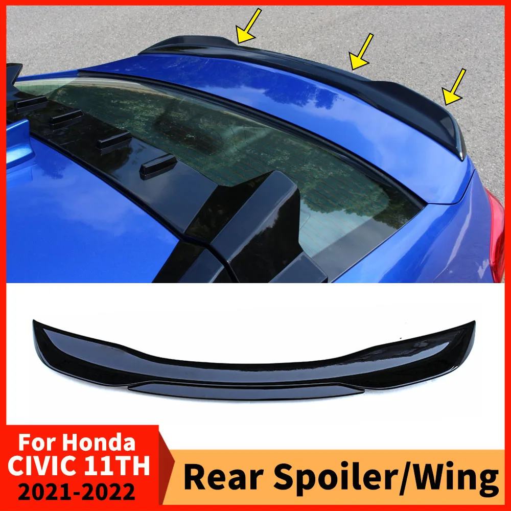 

Модификационные детали для Honda CIVIC 11-го поколения 2021 2022, задний спойлер, крыло, багажник, хвост, дефлектор воздушной плотины, аксессуары для тюнинга