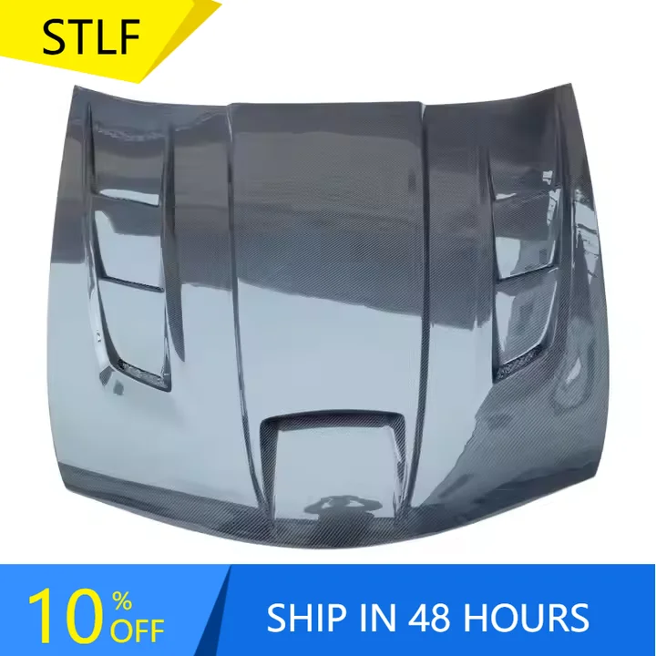 

STLFCarbon Fiber Bonnet Hood for 2008-2012 Accord Carbon Fiber Engine Hood Cover