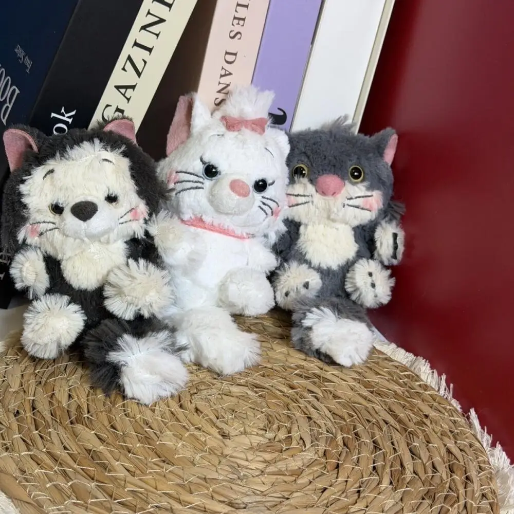 

No Notes Disney Marie Cat Lucifer Cat Cute Soft Plush Fill Doll Accompanied Sleeping Toy Desktop Decoration Friend Festival Gift