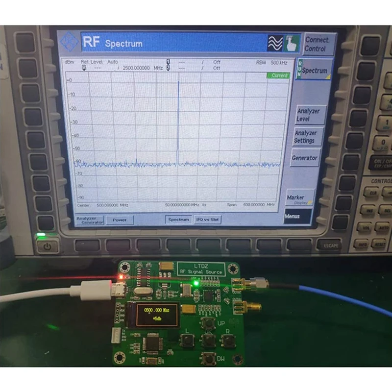 LTDZ MAX2870 STM32 23.5-6000MHz Signal Source Module USB 5V Powered Frequency and Modes Accessory