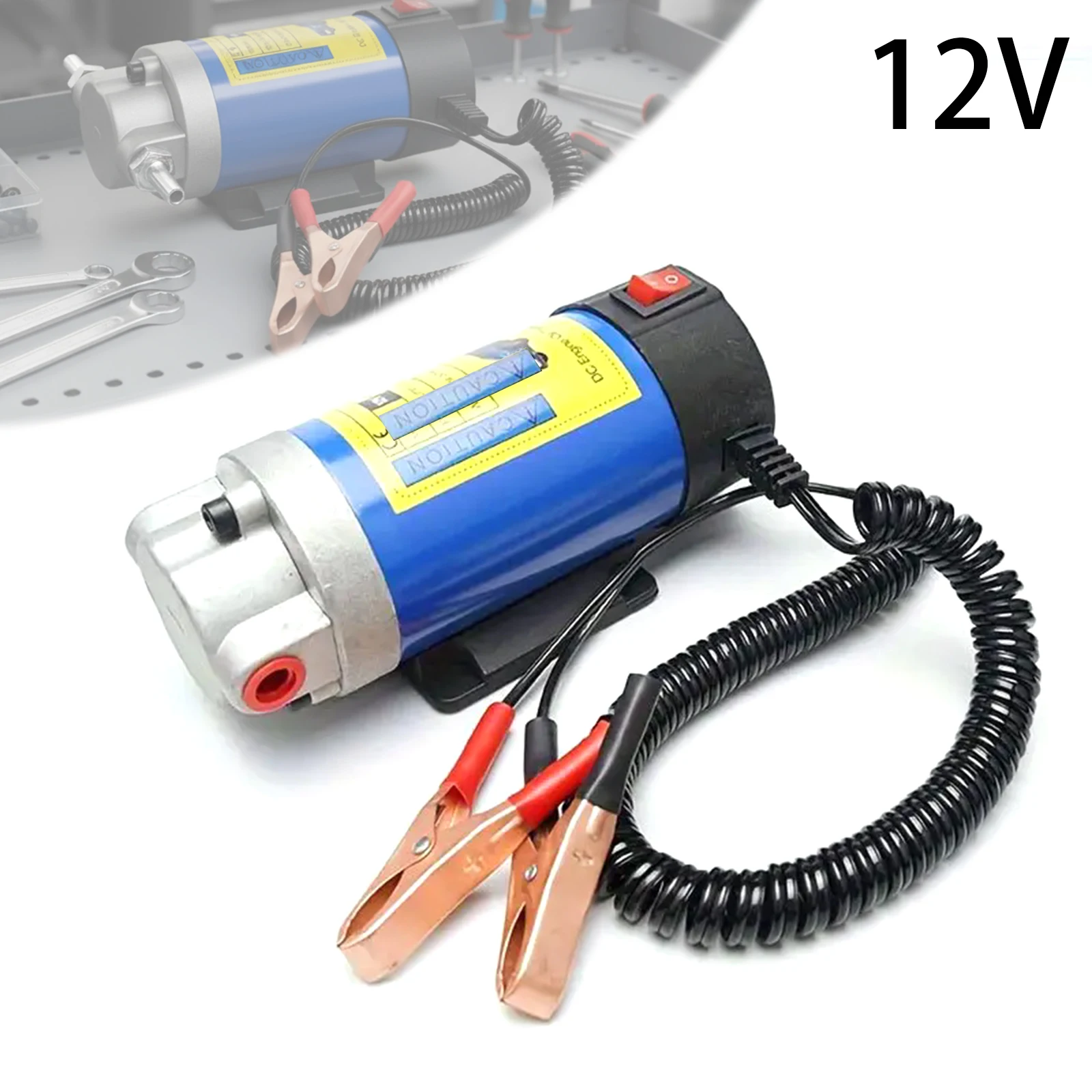 

12 В/100 Вт портативный автомобильный маслоотсос, высокоэффективный самовсасывающий насос для перекачки масла для двигателя автомобиля, аксессуары для замены масла