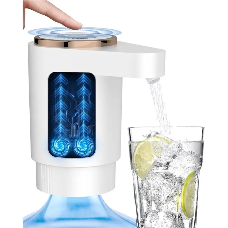 Pompe à bouteille d'eau AC39, pompe distributrice d'eau électrique Portable pour bouteilles de 5 gallons, chargement USB, pour la maison, la cuisine, la salle de Camping