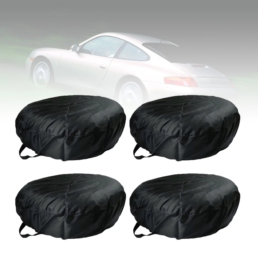 

4 PCS Waterproof Spare Tire Cover Universal Wheel Protective Covers Dust-proof Car