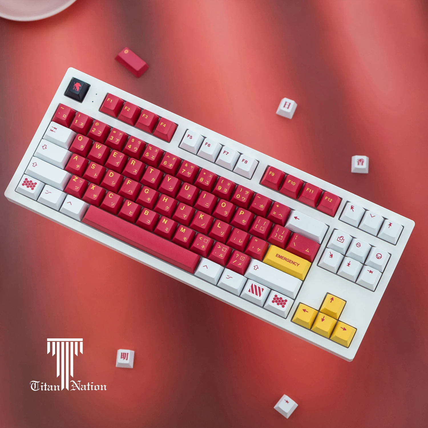 기계식 키보드용 GMK 머신 2 아스카 키캡, PBT 염료 승화 키캡, 체리 mx 스위치 키캡, 129 키