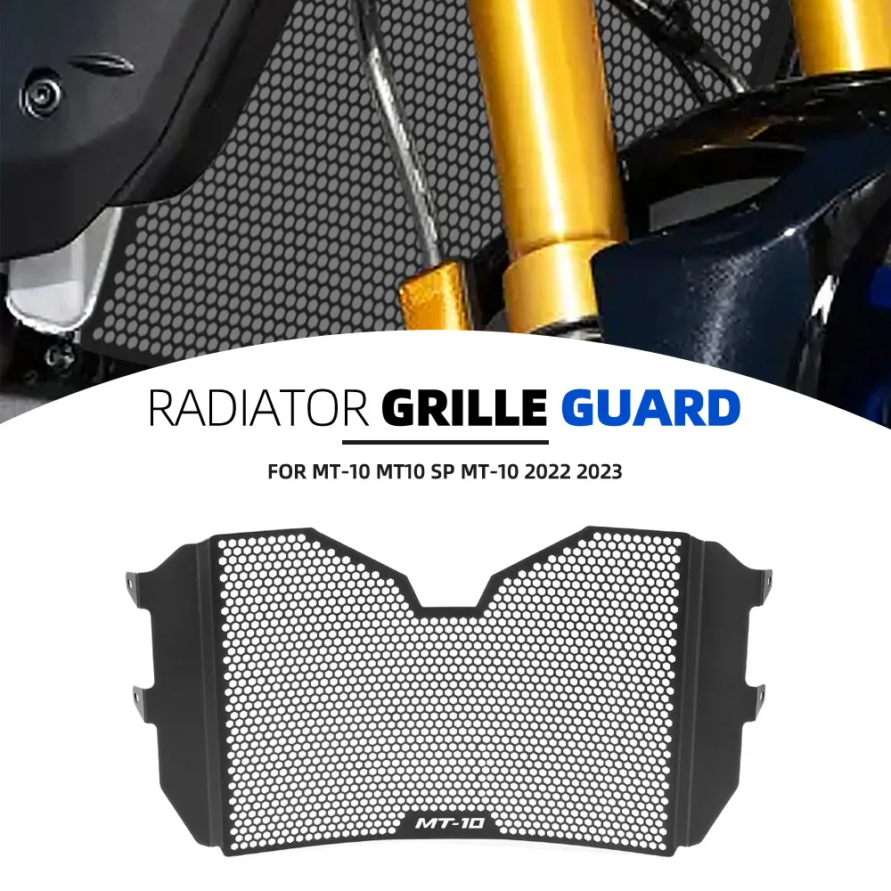 

2024 MT10 Motorcycle Radiator Grille Guard Grill Protective Cover Protector For YAMAHA MT-10 MT10 SP mt-10 2022 2023 Accessories