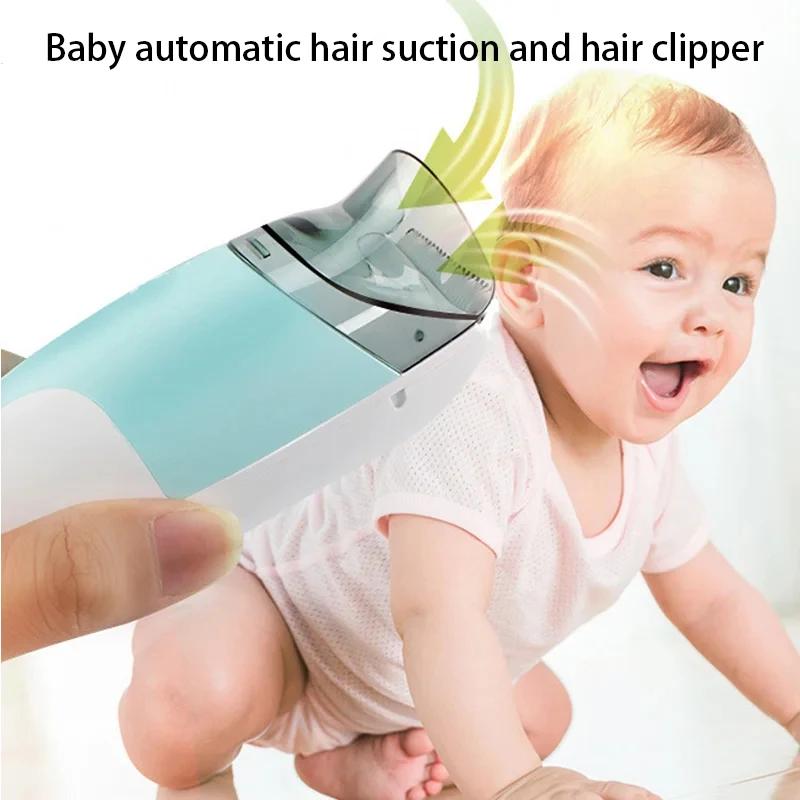 Automatic Gather Hair Trimmer Baby Adult Mute Waterproof Kids Hair Clipper Sleep Haircut Home-Use No Oil