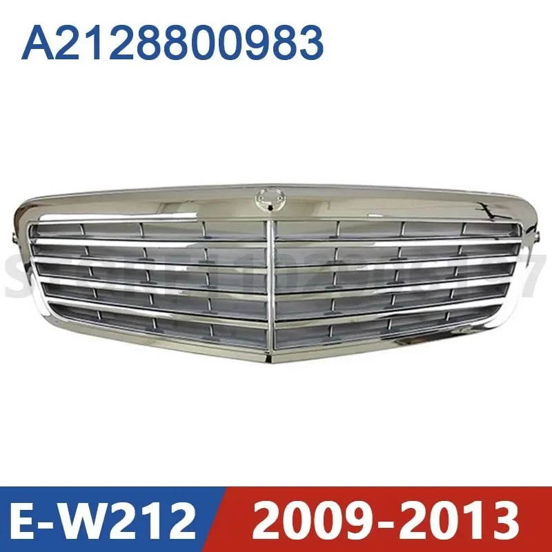 for 2009-2013 W212 Mercedes Benz E200 E220 E250 E260 E300 E350 E400 E550 E63 AMG Bumper Radiator Grill A2128800983 2128800983