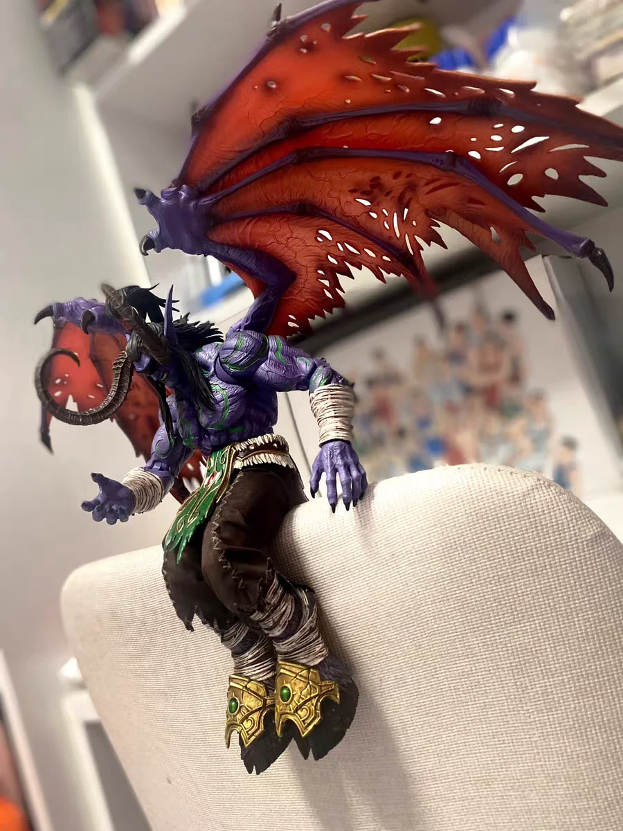 Anime Action Figure Hero Toys 2: World Of Warcraft Demon Hunter Illidan Yudian Joint Mobile Handpiece Collection Kids Toys Model