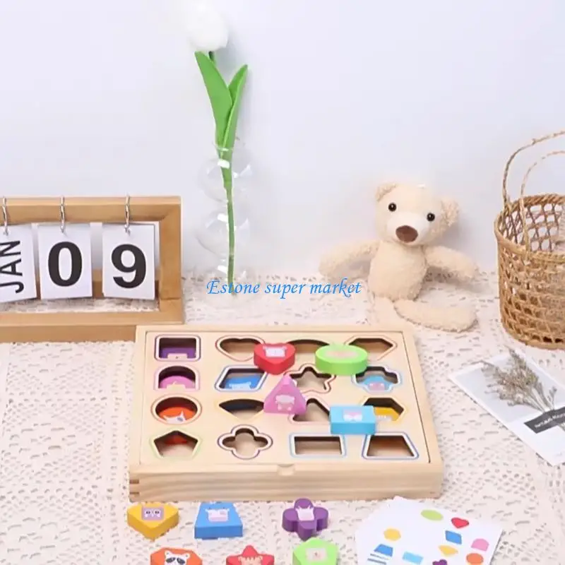 090b Kids Puzzle Toy Learning Toy Learning Toy avec 10 Learning Parent-Children Interaction Toy