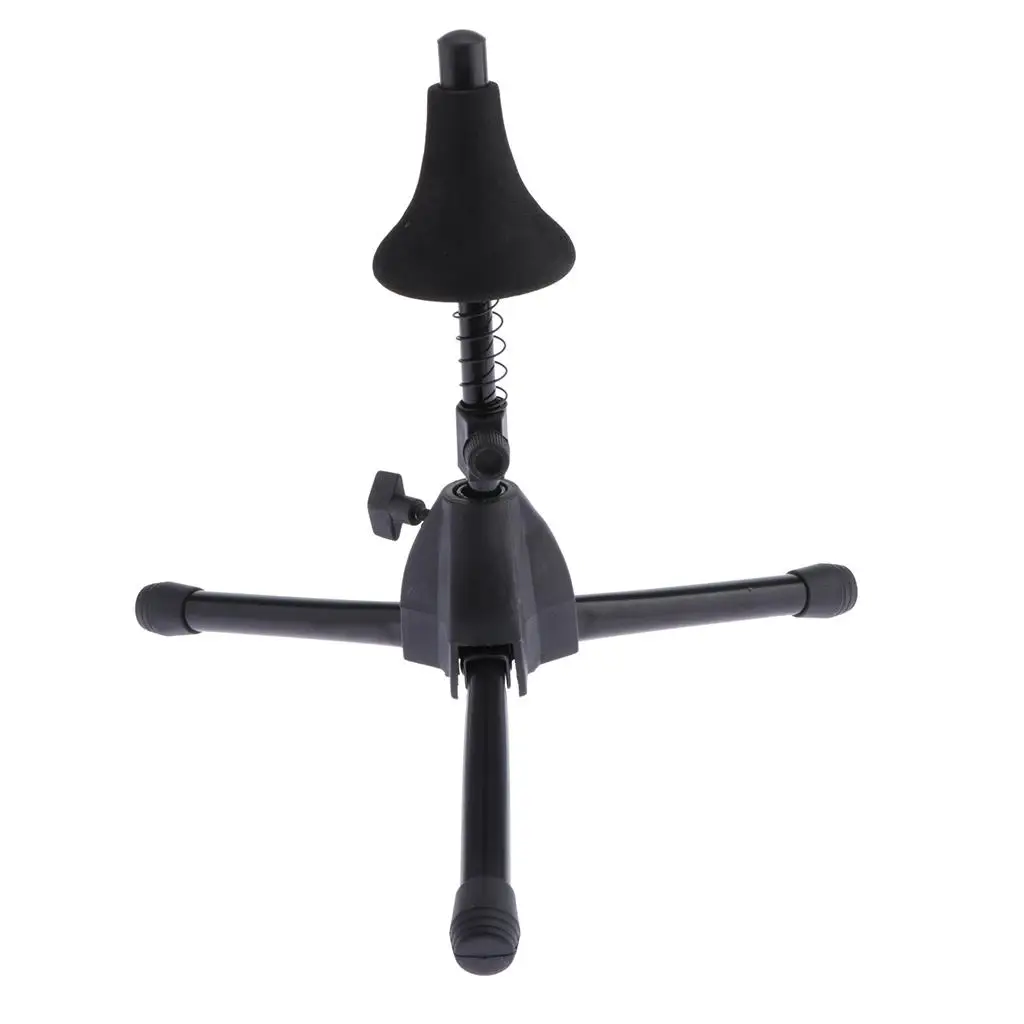 Tripod Trumpet Stand 3 Legs Folding For Any Trumpet Instrumental Parts Black