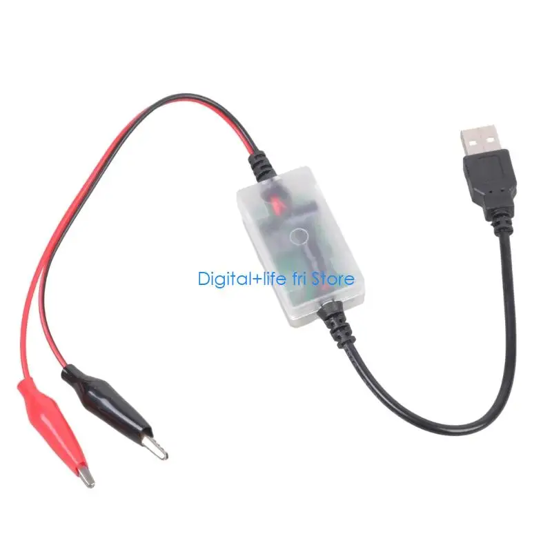 E06D Automotive Battery Charging Cord 43cm Length for Car Motorcycle Emergency Use