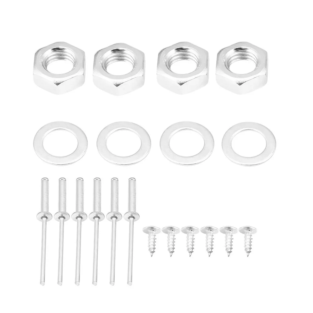 

Stainless Steel Hood Pin Lock Metal Mount Push Button Release Hood Lock Latch Kit Bonnet Pins Kit for Racing Sport Car