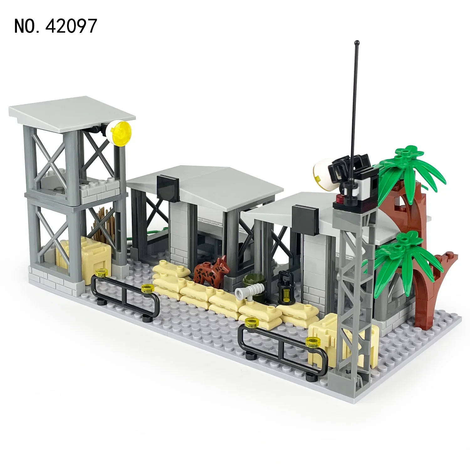 DIY Século Militar Fort Building Kit, Modelo de Comando Criativo, Ideal para o Natal, Dia Das Bruxas, Ação de Graças, Presentes de Aniversário