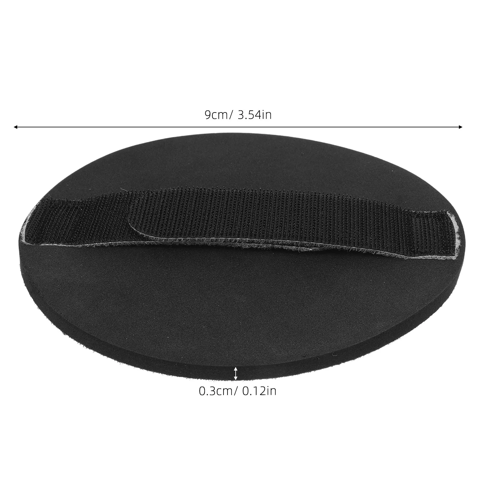 Hook and Loop Sanding Pad Manual Sanding Accessory Self-Adhesive Disc Woodworking Furniture Restoration Auto Body Repair Surface
