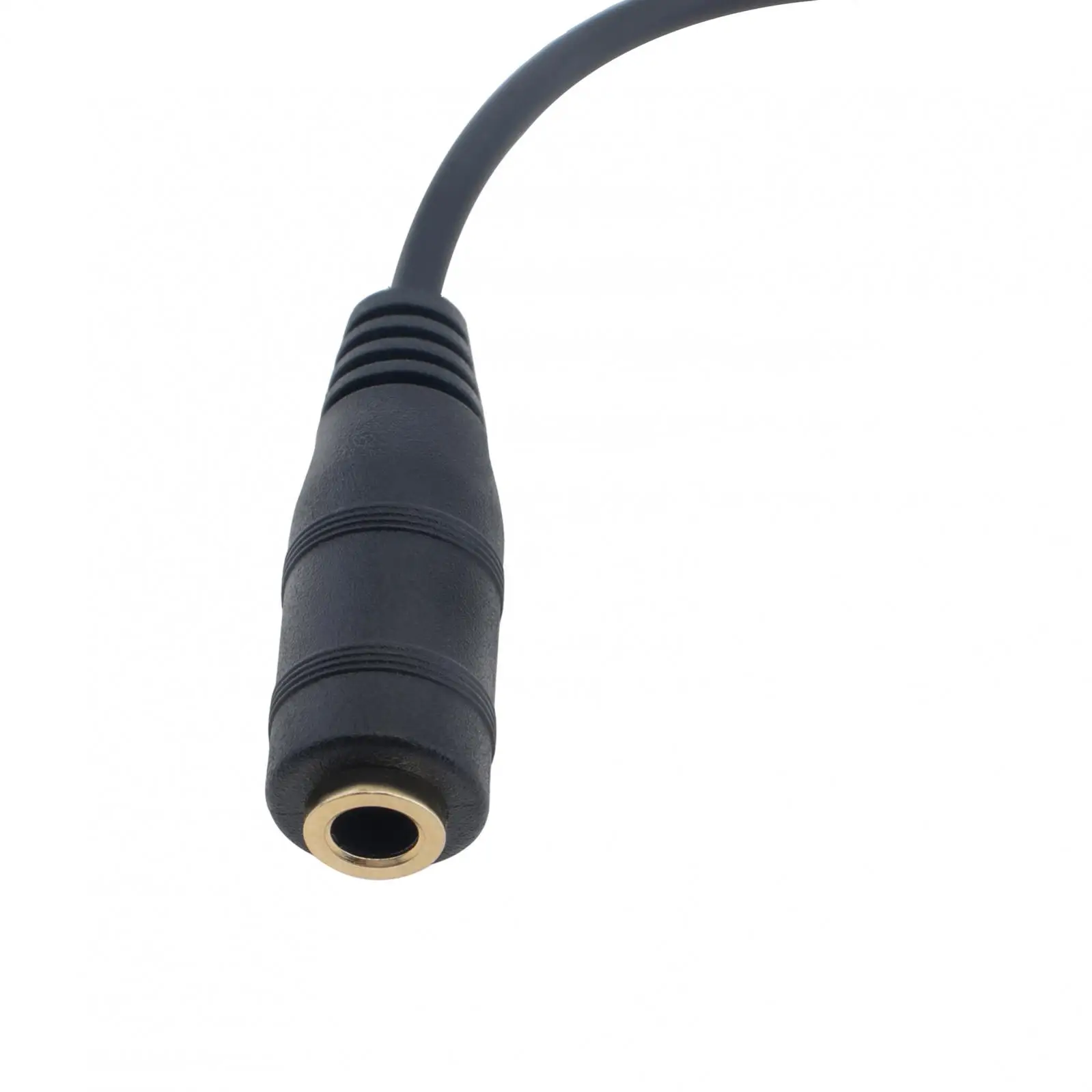 3.5mm adaptery mikrofonowe konwerter 4-biegunowy do 3-biegunowego gniazda kabel Adapter Audio Stereo mikrofon przewód konwersji do mikrofonów