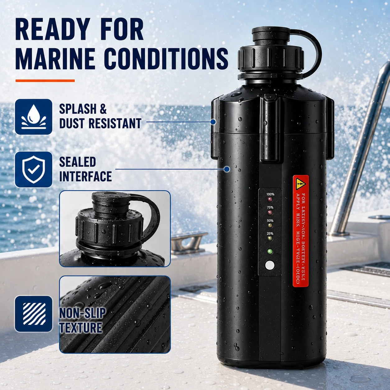 14.8V Fishing Electric Battery Power Display Fishing Battery 10000mAh For SHIMANO DAIWA Droplet Wheel Sea Fishing Reel Battery