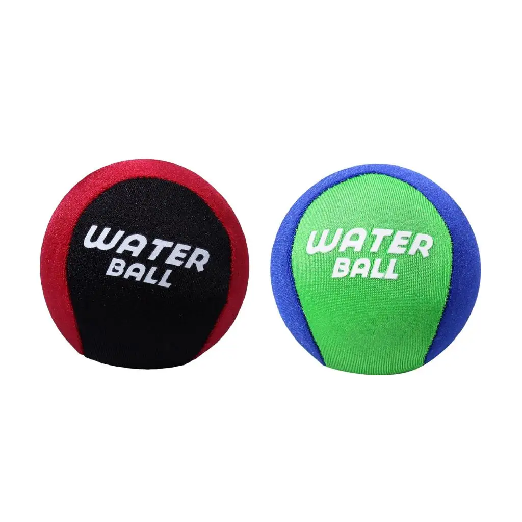 2xWater Bouncing Ball Skimmer for Beach Sport Swimming Pool Game Red Black