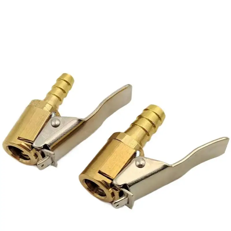 Brass Car Tire Inflation Quick Connector Leakproof Seal Easy Operation view 2