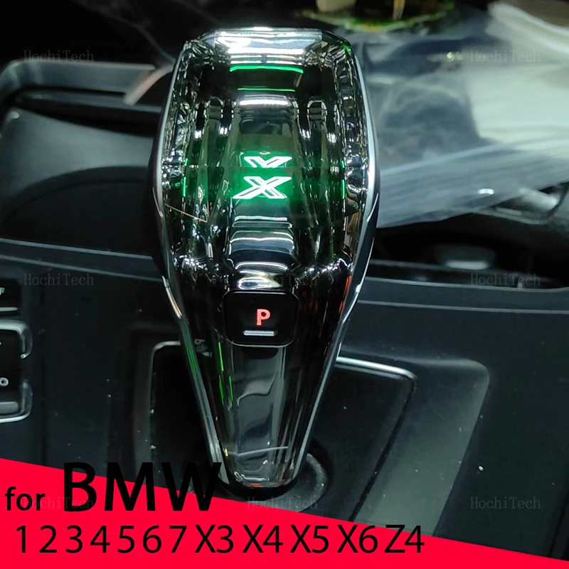 LED Crystal Handles Gear Shift Knob Lever Stick Head For BMW 1 2 3 4 5 6 7 X3 X4 X5 X6 F20 F21 F22 F30 F10 F18 G20 G30 G05 G01