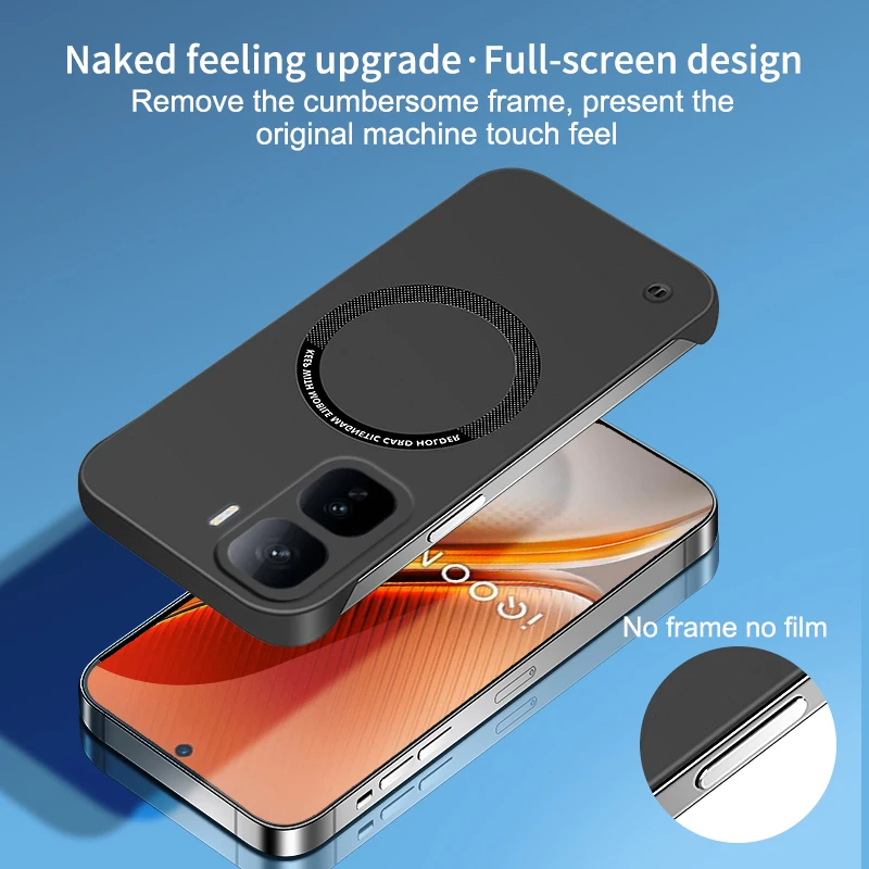 iQOO Neo 11 面対疾風(レインボー) 12+512GB ケース付き Frameless Phone Case for vivo iQOO Neo11 Neo 11 5G China Ultra