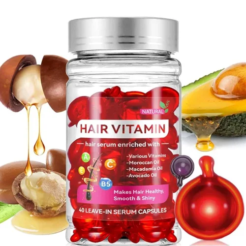 Imagen 1 del producto Aceite de vitamina de argán marroquí, cuidado del cabello, esencia rápida, reparación nutritiva dañada, mejora los productos de tratamiento del cabello dividido, gran oferta