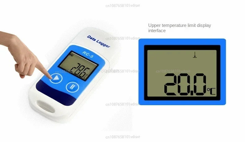 

Mini Data Logger Temperature Recorder USB Temp Monitor Internal Sensor IP67 High-Precision Digital Termometro Warehouse Storage