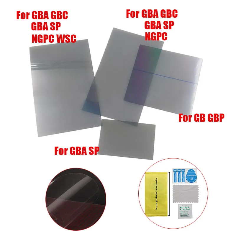 1PCS Polarized Polarizer Filter Film Sheet For GB DMG GBP Polarizing For GBA GBC GBASP GBA SP NGP WSC