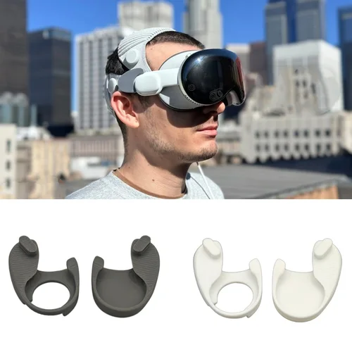 SoloTop 애플 비전 프로용 모던 솔로 니트 탑 스트랩 어댑터, 스트랩 버클 액세서리, 2 개 