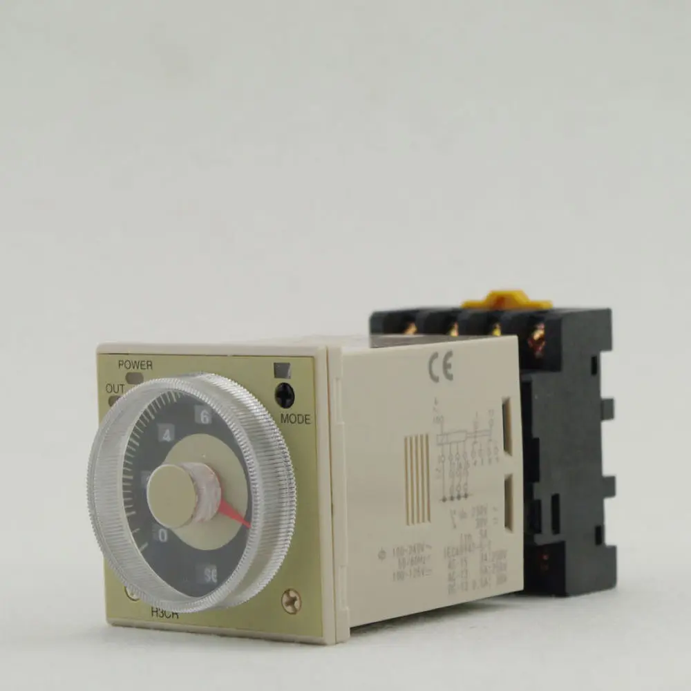 Standard Models Time Time-lapse Multi-functional Multi-purpose Timer H3CR-A 100-125VDC/100-240VAC DPDT 11Pins &Socket