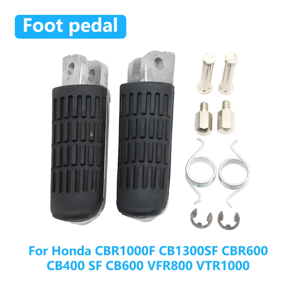 

For Honda CBR1000F CB1300SF CBR600 F2 F3 CB400 SF CB600 VFR800 VTR1000 Motorcycle Accessories Front Footrests Foot Pedals