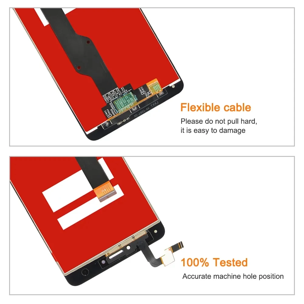 Tested For Xiaomi Redmi Note 4X LCD Display Touch Screen Replacement For Xiaomi Redmi Note 4X Global Version LCD Screen Frame