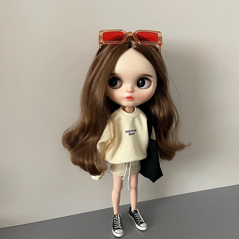 新しいブライスダイヤモンド柄パーカー服人形ニットトレーナー長袖シャツ Ymy リカちゃん Azones Ob24 Ob27 Fr 人形