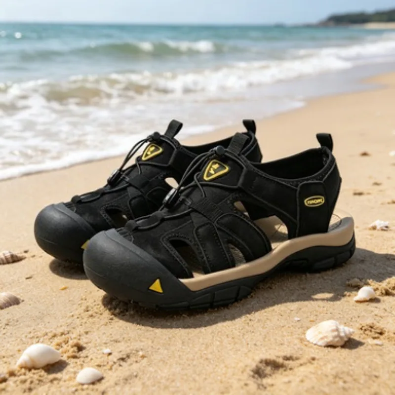 

Big Size Summer Outdoor Couple Sandals Breathable Men Hiking Shoes Water Beach Men's Sandals Camping Climbing Aqua Men Sneakers