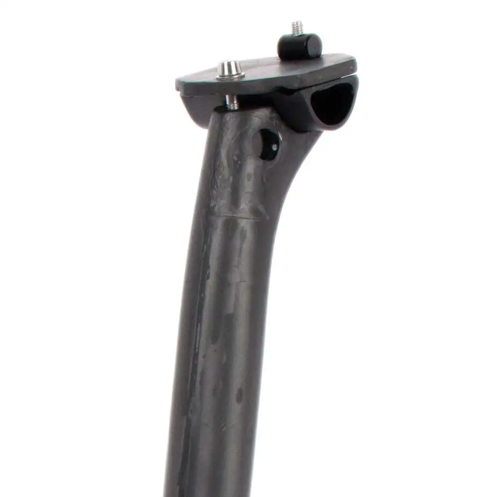 elitaone Carbon Seat Post Offset 20mm MTB/Road Bike Seatpost Can be installed with Carbon Rails 7x9mm Saddle UD Bare Carbon