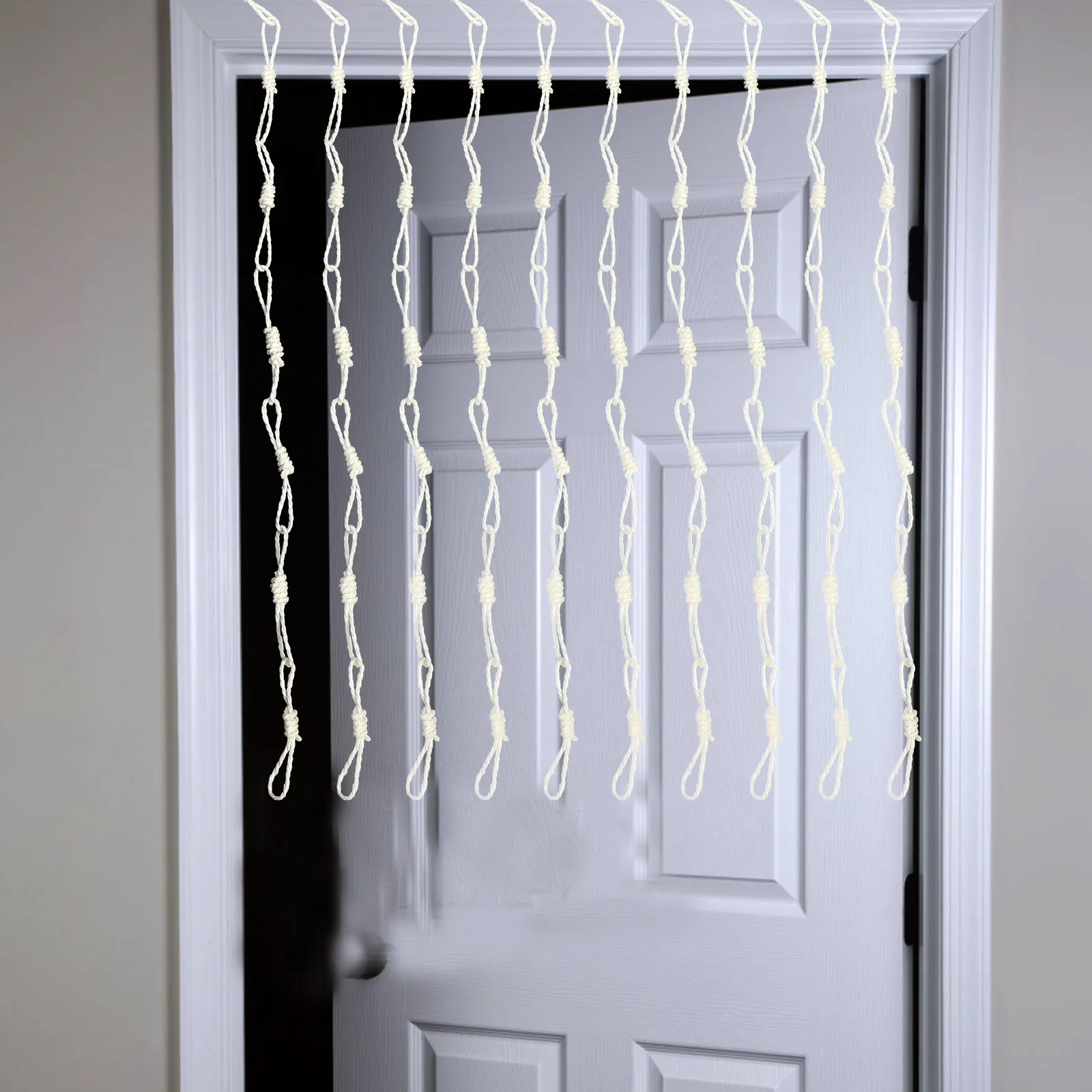 10 قطعة ستارة سلسلة الباب الملونة المنسوجة حبل معلق لوحة ديكور لغرفة مقسم جدار ديكور لوحة الستار #1