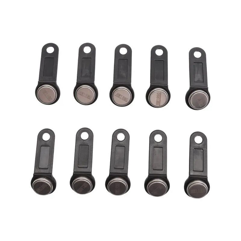 B03B-10Pcs Rw1990 Rewritable Rfid Tm Touch Memory Key Ibutton Information Button Electronic Smart Key Card