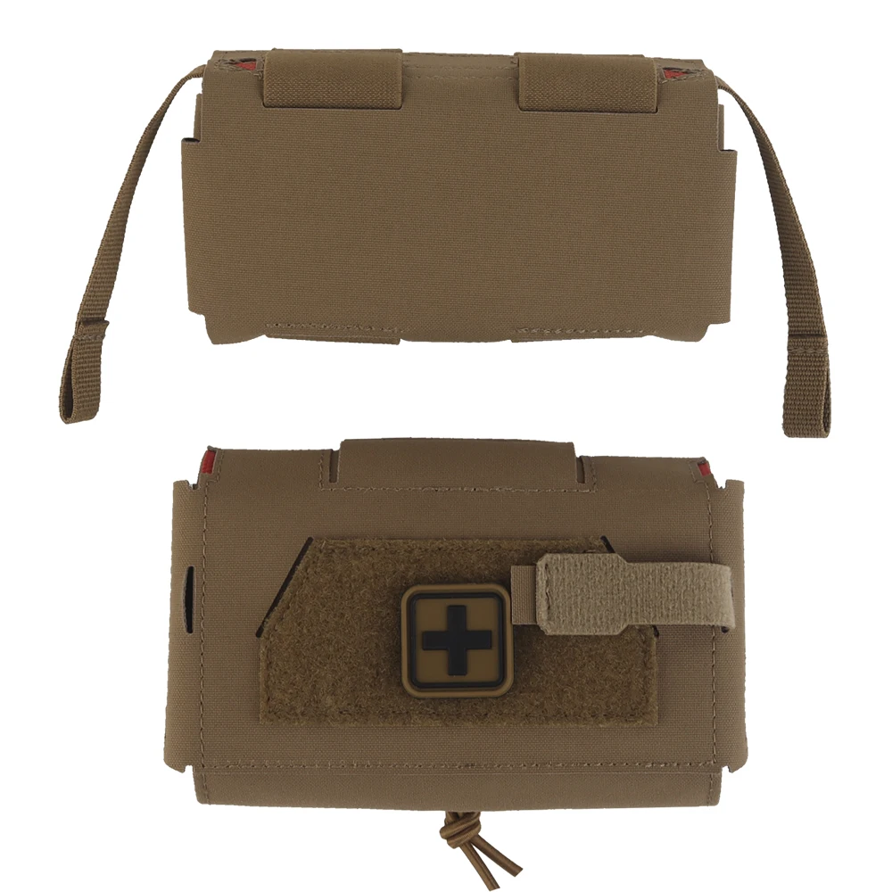 KOLINLOV Kompakte Trauma-Tasche V3 GEN3 im Camo-Stil MD2 IFAK, taktische medizinische Erste-Hilfe-Tasche für die Jagd, Weste, Plattenträger, Taillengürtel, Ausrüstung 6
