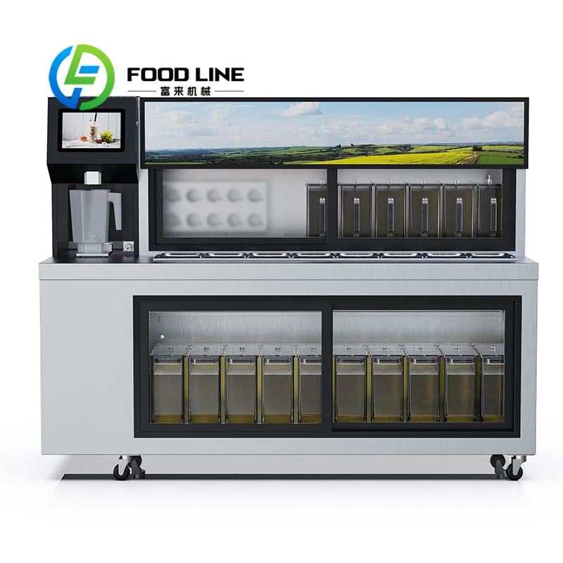 High Satisfaction New Customized 1.5/1.8/2M Electric Multicolor Touch Screen Multifunctional Machine Bubble Tea Equipment