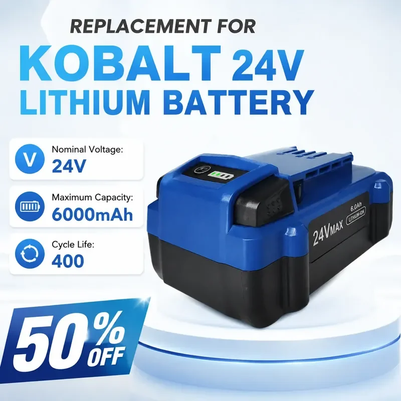 For Corbat 24V Lithium Battery Alternative Tool Battery Twelve-Core Thick Durable Long-Life with