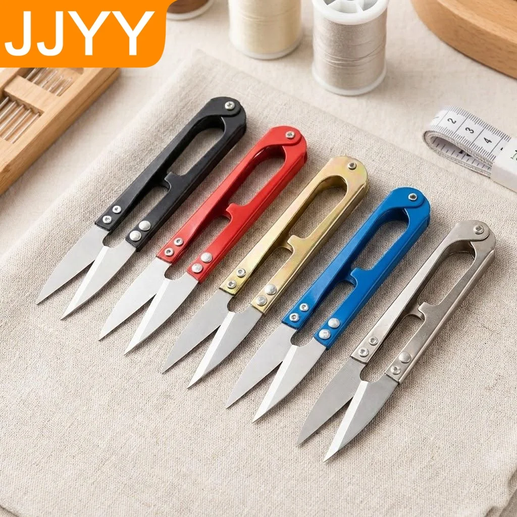 Multifunctional Plastic Handle Sewing Snip Scissors Tailor Cutter Tool for DIY Craft Projects and Tailoring