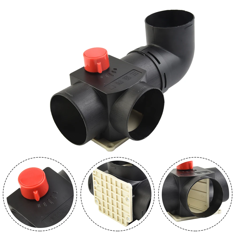 For Diesel Heater Warm Air Outlet Vent Hose Clip with 75mm Pipe Ducting Ideal for Dividing Warm Air Flow and Enhancing Comfort