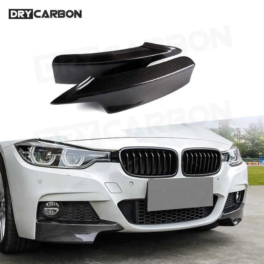 

Carbon fiber Front Bumper Splitters Lip for BMW 3 Series F30 M sport Sedan 2012-2017 Bumper Flaps Aprons