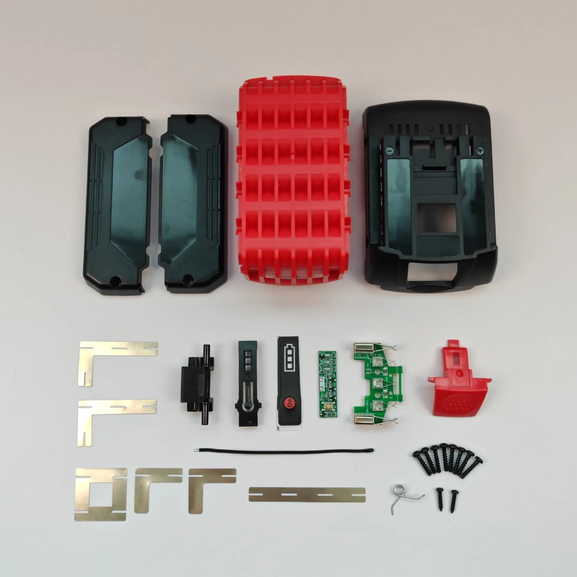 BAT618 10*18650 Battery Plastic Case Box Shell PCB Protection Circuit Board For Bosch 18V Li-ion